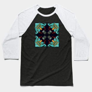 Voodoo Dolly Mandala Baseball T-Shirt